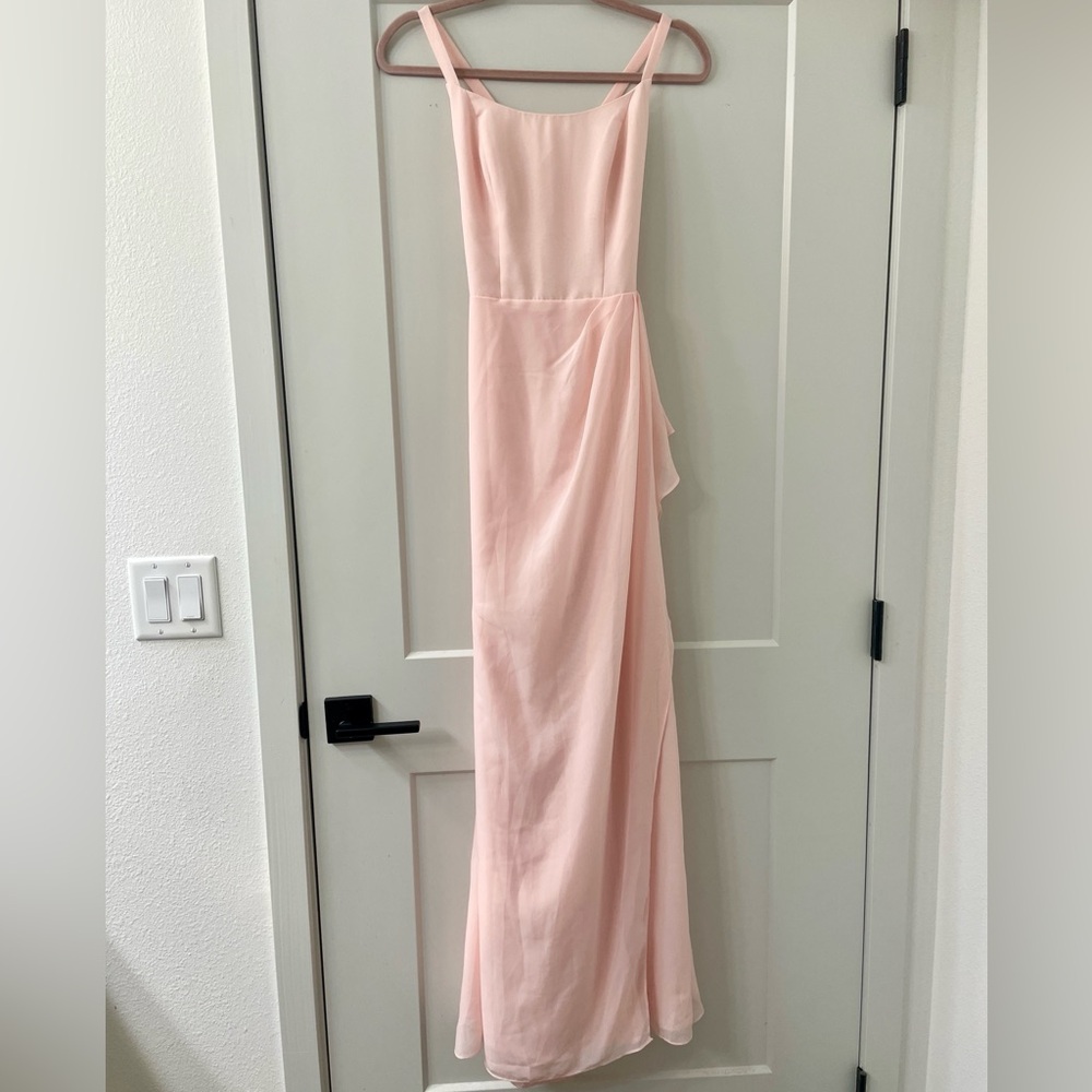 BRAND NEW JJ's House Haniely
A-line Square Ruffle Chiffon Dress